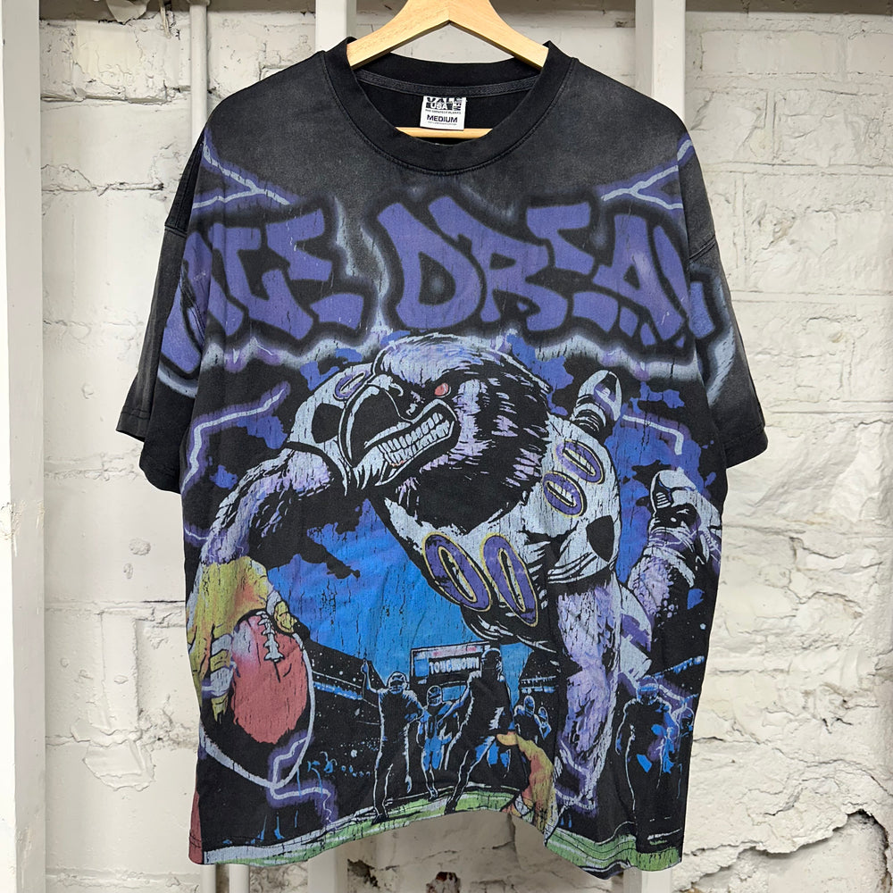 Vale Ravens Black T-Shirt Sz M