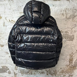 Moncler Maya Guibbotto Black Puffer Jacket Sz L (4)