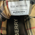 Burberry Arthur Plaid Triple Black Sneaker Sz 8 (41)