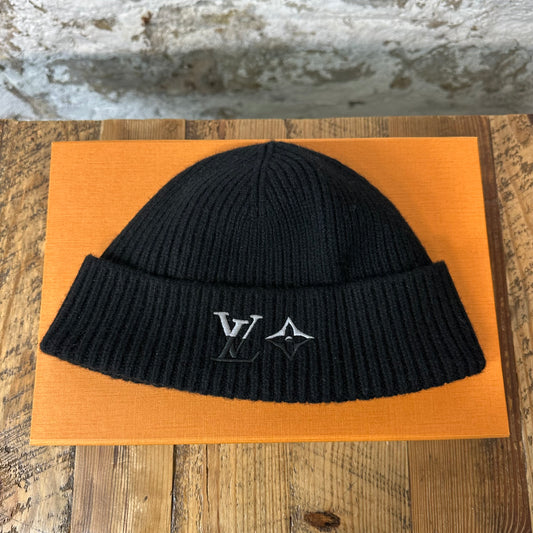 Louis Vuitton Dual Black Beanie W/ Box