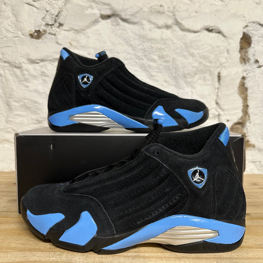 Air Jordan 14 Black University Blue Sz 10 DS