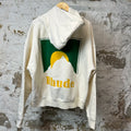 Rhude Green Moon Hoodie Cream Sz L
