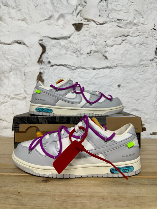 Nike Dunk Low Off White Lot 45 Sz 9 DS
