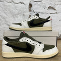 Air Jordan 1 Low Travis Scott Medium Olive Sz 10.5