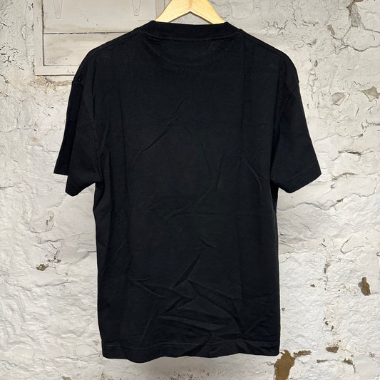Palm Angels Blue Spray Paint T-Shirt Sz S