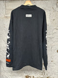 Heron Preston Black Mockneck T-Shirt L/S Sz XL