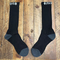 Chrome Hearts White Spell Black Socks DS