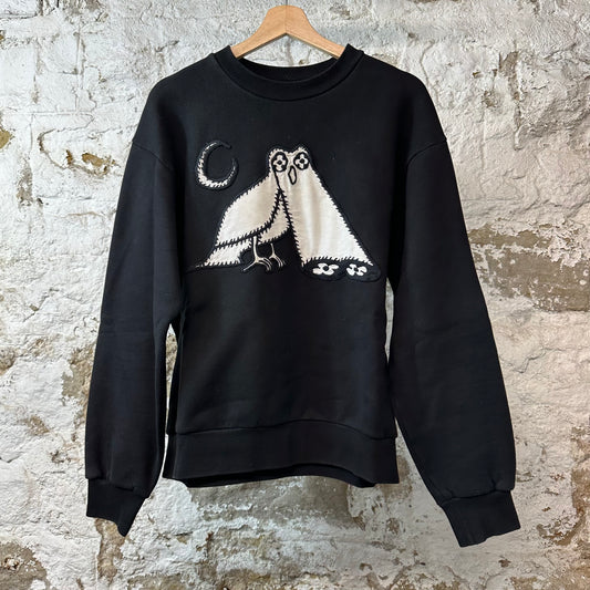 Louis Vuitton Owl Patch Crewneck Black Sz M