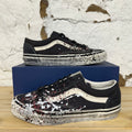 Vans Old Skool 36 Paint Splatter Charcoal Grey Sz 8.5
