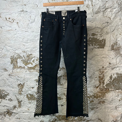 Gallery Department Studded Black Flare Jeans Sz 30