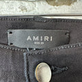 Amiri Silver Bones Black Denim Jeans Sz 29