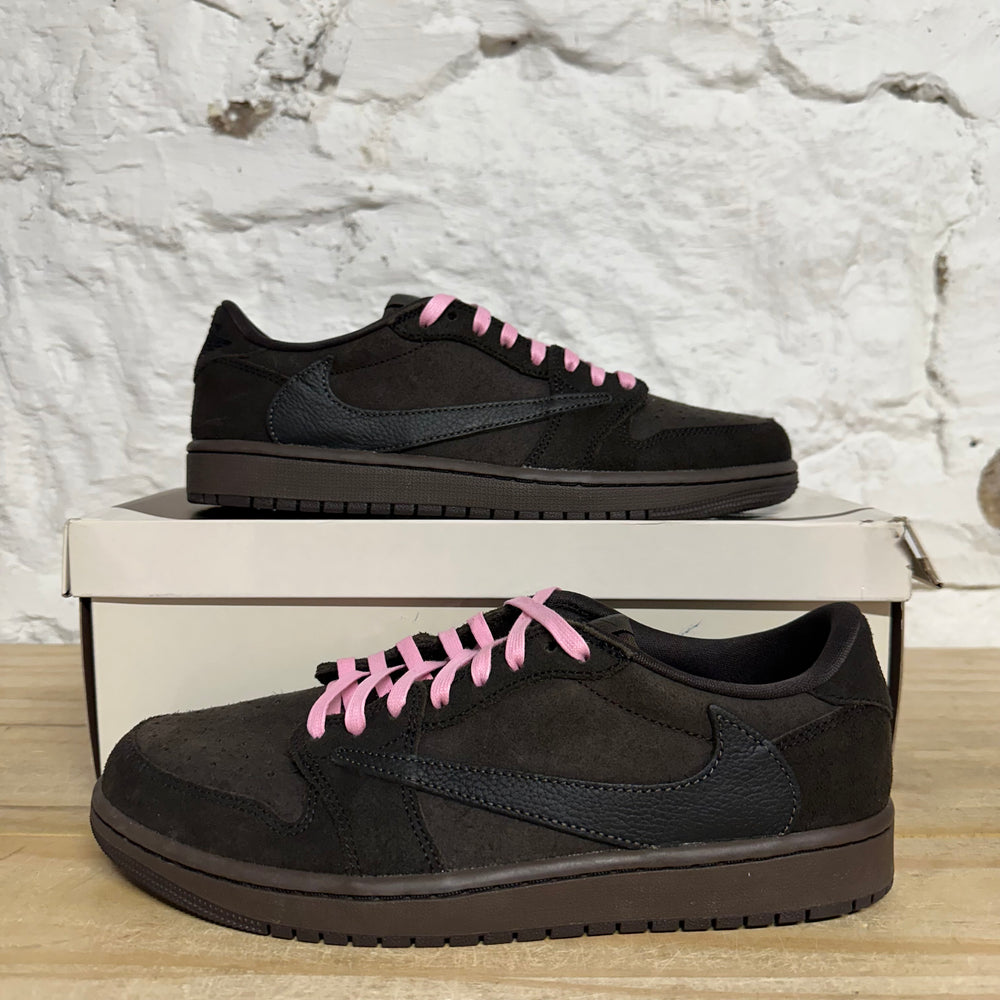 Air Jordan 1 Low Travis Scott Velvet Brown Sz 9.5 DS
