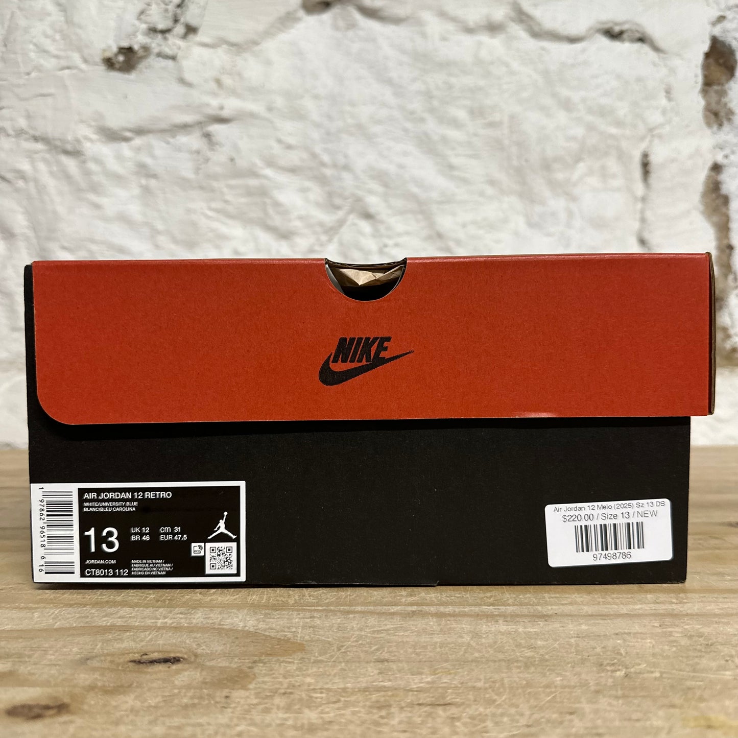 Air Jordan 12 Melo (2025) Sz 13 DS