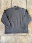 Essentials Brown Mock Neck Sweater Sz S