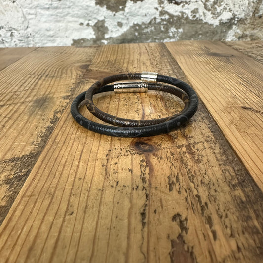 Louis Vuitton Ebene Graphite Double Keep It Bracelet