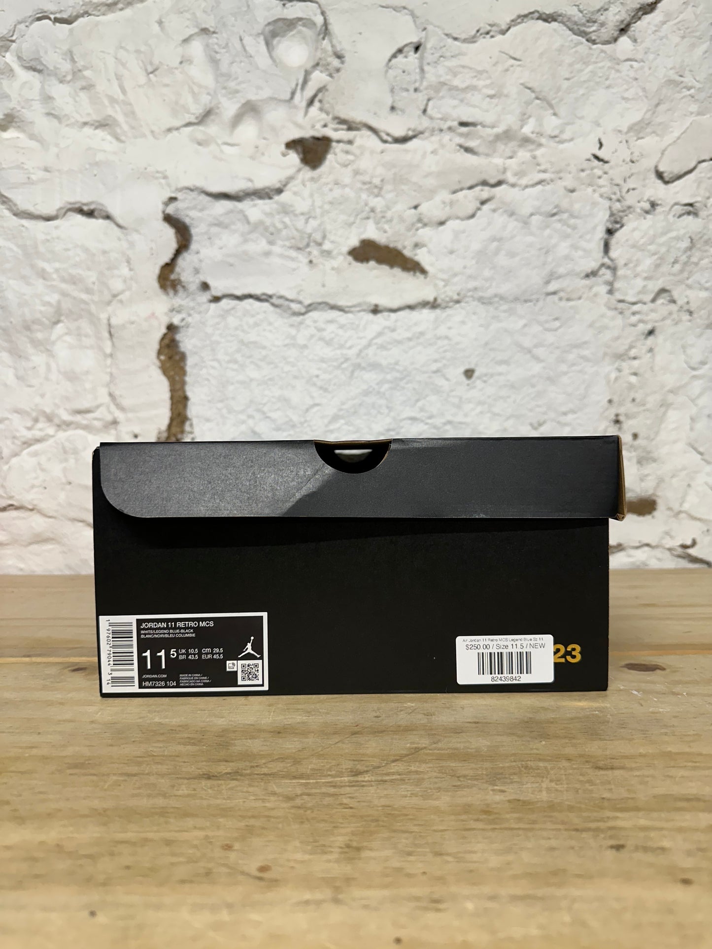 Air Jordan 11 Retro MCS Legend Blue Sz 11.5 DS