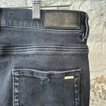 Amiri MX1 Brown Plaid Black Denim Jeans Sz 31