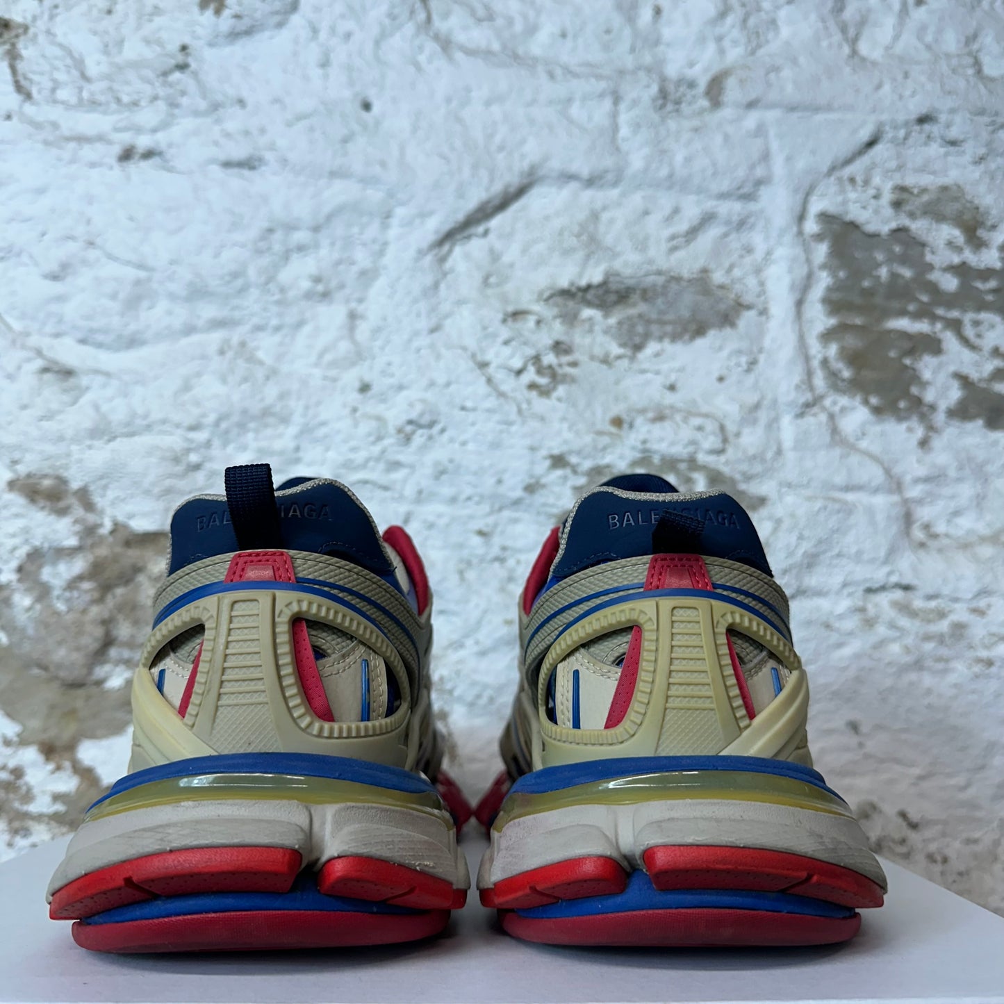 Balenciaga Track 2 Beige Blue Red Sneaker Sz 9 (42)