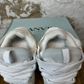 Lanvin Curb White Snakeskin Sneaker Sz 6.5 (39)