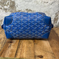 Goyard Boeing 25 Blue Monogram Toiletry Bag (Inside Stained)