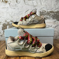 Lanvin Curb Multicolor Lace Grey Sneaker Sz 7 (40)