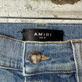 Amiri Leopard Thrasher Blue Denim Jeans Sz 29