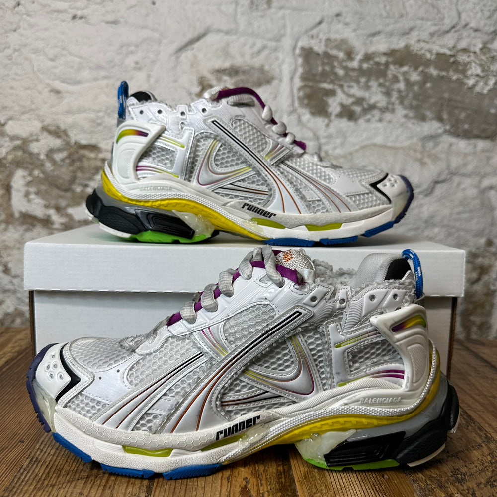 Balenciaga Runner Multicolor White Sneaker Sz 6.5 (39)