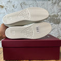 Gucci Perforated GG Logo White Ace Sneaker Sz 11.5 DS