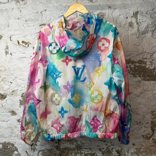 Louis Vuitton Watercolor Monogram Windbreaker Jacket Sz M (48)