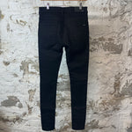 Amiri MX1 Hawaiian Patch Black Denim Jeans Sz 30