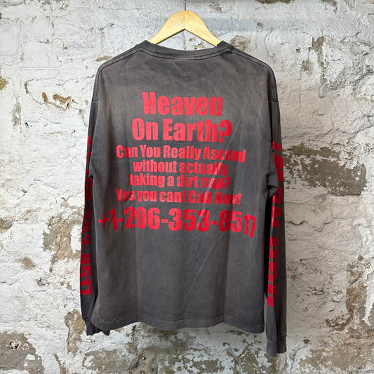 Saint Michael Hollywood Saint L/s Grey Sz S