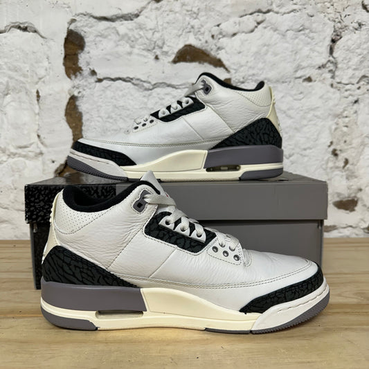 Air Jordan 3 Cement Grey Sz 8