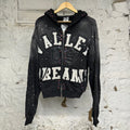 Vale Classico Black Zip Up Hoodie Sz S