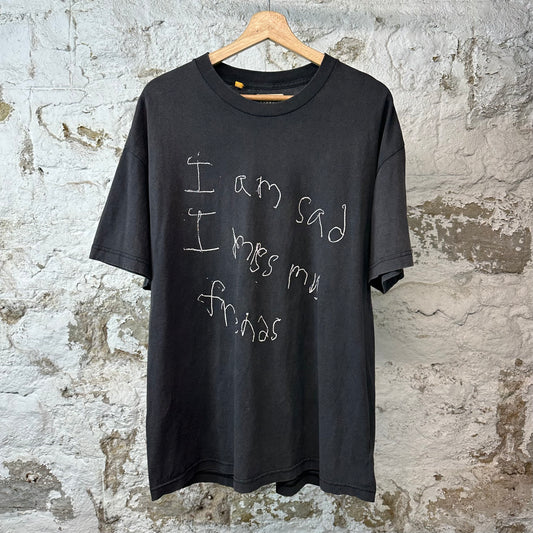 Gallery Dept I Am Sad T-shirt Brown Sz L