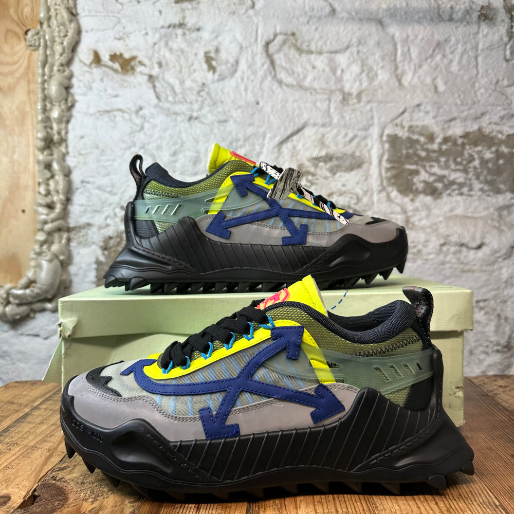 Off-White ODSY 1000 Blue Grey Black Sneaker Sz 10 (43)