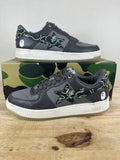 A Bathing Ape Bape Sta Low Text Code Camo Charcoal Sz 9.5