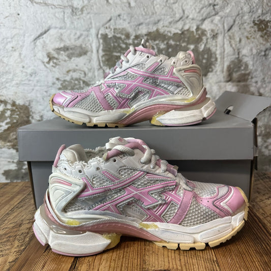 Balenciaga Runner Pink White Beige Sneaker Sz 6 (38)