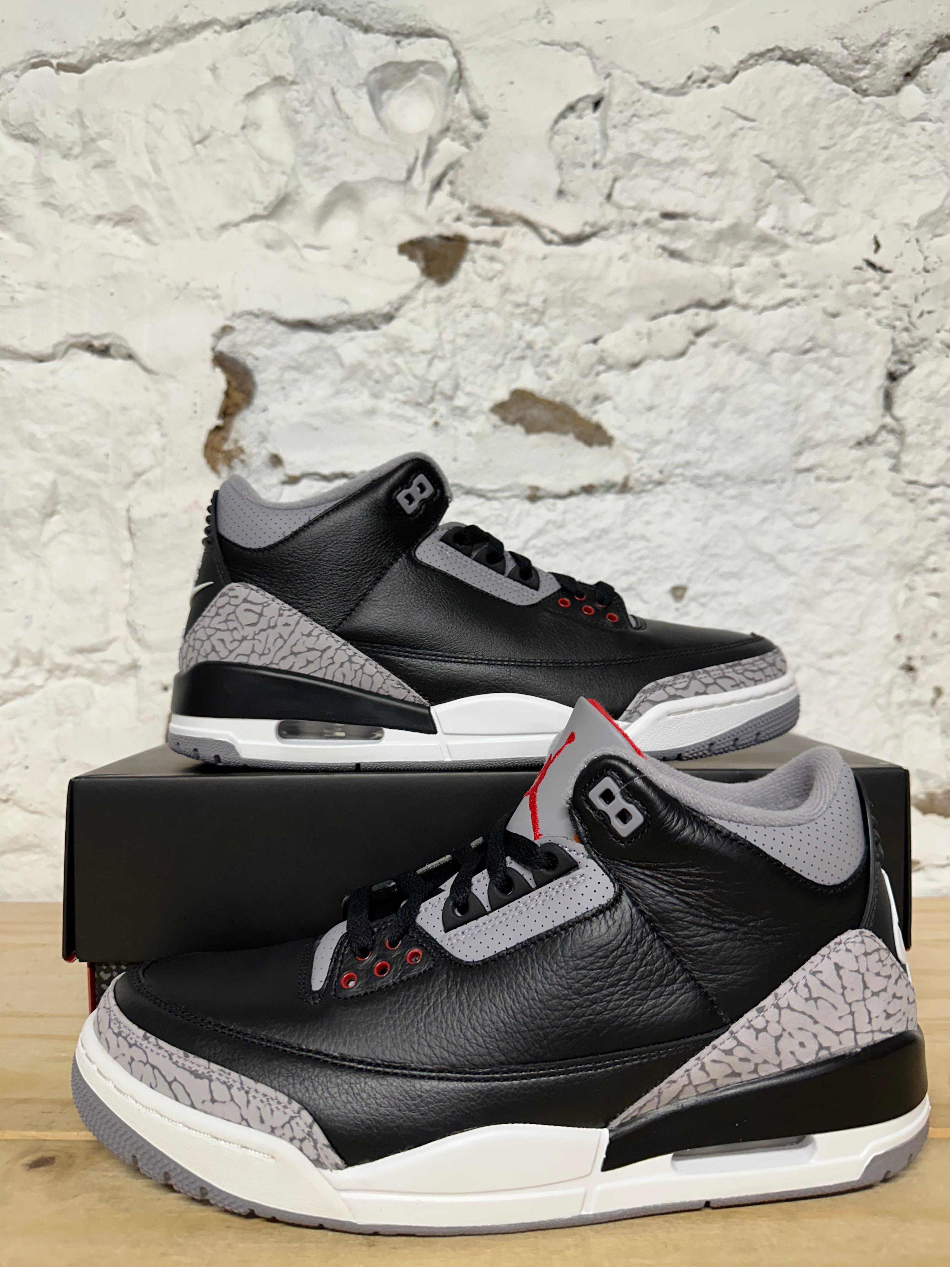Air Jordan 3 Black Cement Sz 10 DS