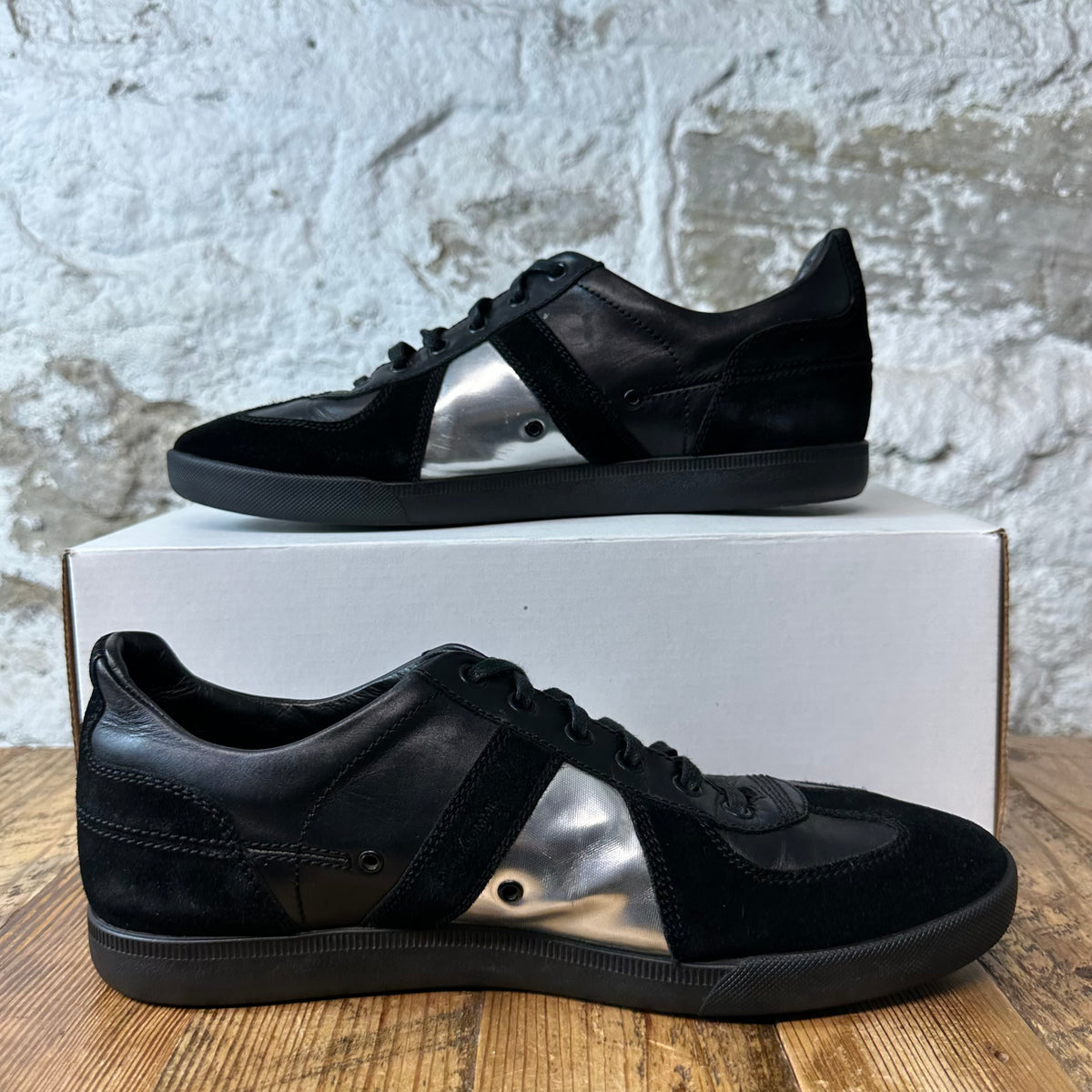 Dior B01 Metallic Black Sneaker Sz 9.5 (42.5)