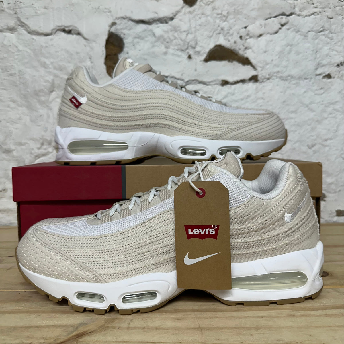 Nike Levis Air Max 95 OG Light Orewood Brown Sz 14 DS