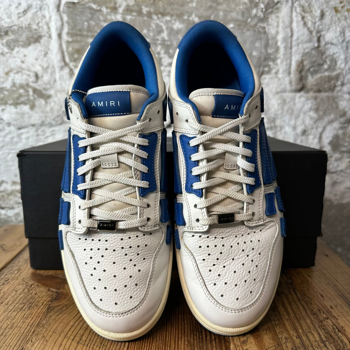 Amiri Blue Skeleton White Sneaker Sz 10 (43)