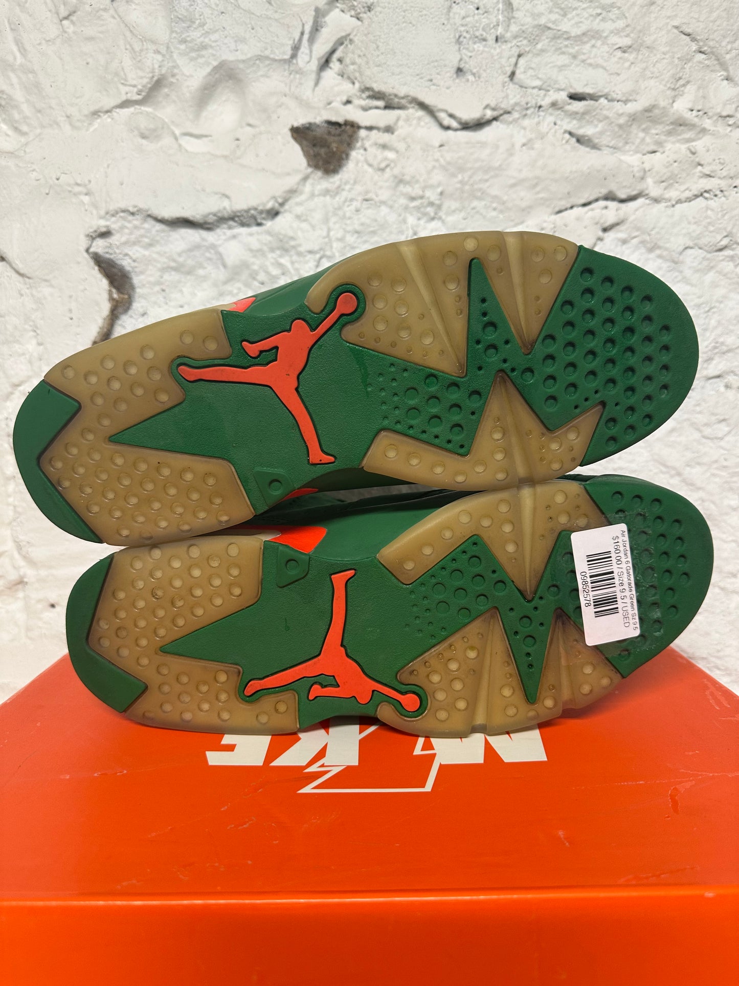 Air Jordan 6 Gatorade Green Sz 9.5