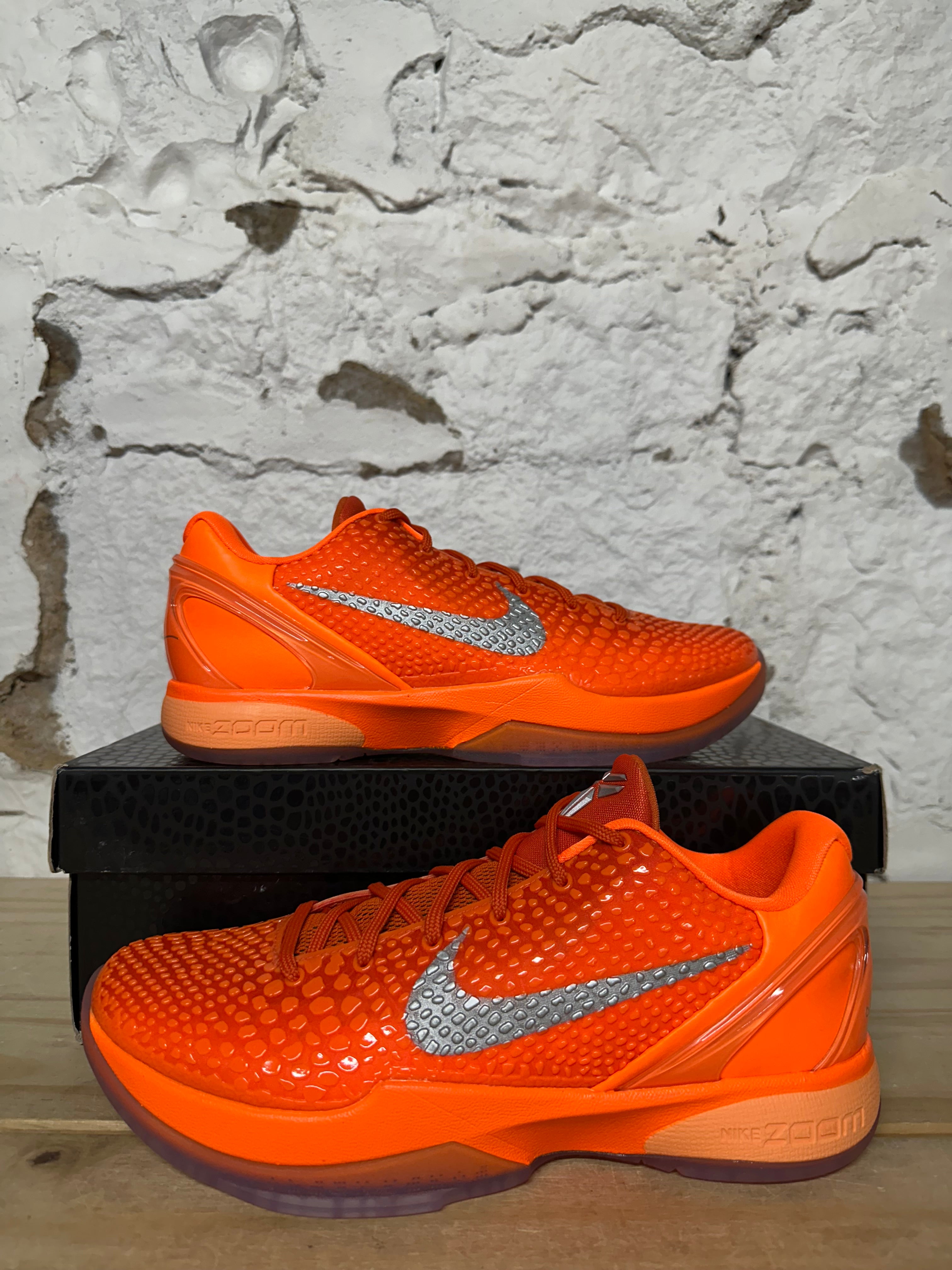 Nike Kobe 6 Protro Total Orange Sz 9 DS