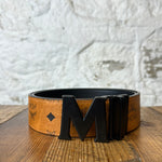 MCM Reversible Brown Monogram Belt