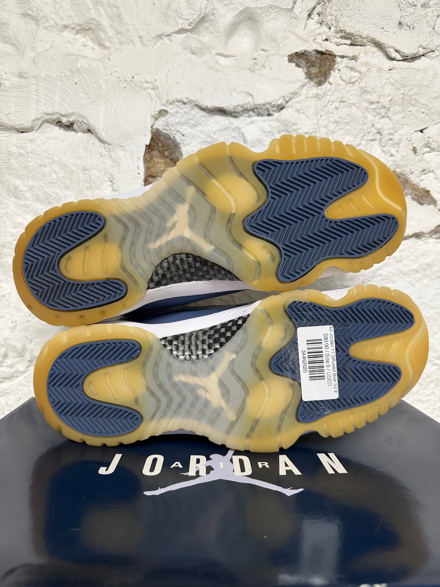 Air Jordan 11 High Diffused Blue Sz 9