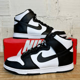 Nike Dunk High Panda Black White Sz 12