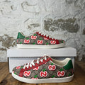 Gucci GG Monogram Cherry Ace Sneaker Sz 7 (40)