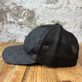 Gucci GG Monogram Black Nylon Hat Sz XL