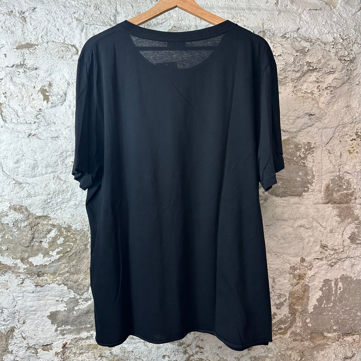 Saint Laurent Snake Rose Heart Black T-Shirt Sz L