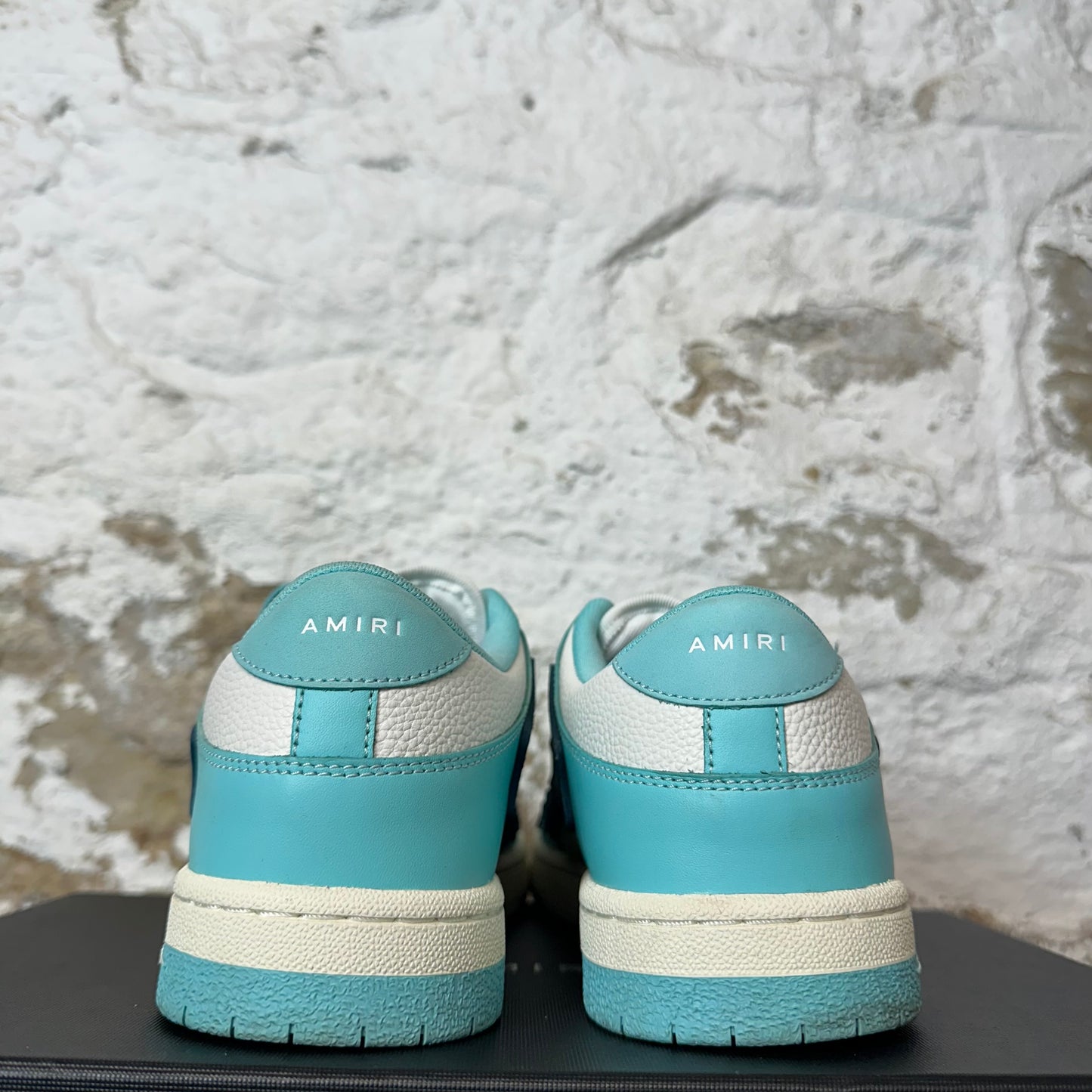 Amiri Navy Skeleton Teal Blue White Sneaker Sz 10 (43)